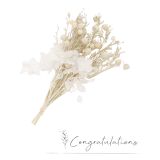 Dried Floral Congratulations Card Natura