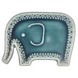 Sale Elephant Plate Navy 20cm 