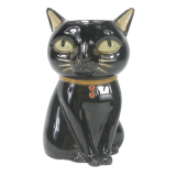 Cat Planter Black 22cm 