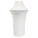 Erina Ripple Vase White 22cm 