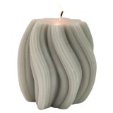 Sale Swirl Vanilla Candle Smoke 10cm 