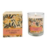 Cassia Floral Candle Yellow  Colourful 