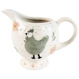 Country Chicken Jug White 10.5cm 