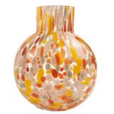 Jaslyn Speckle Glass Vase Colourful 17cm
