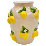 Tuscan Lemon Vase Pink 23cm 