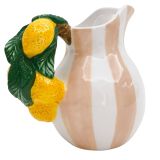 Tuscan Lemon Jug Pink 15cm 