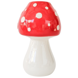 Toadstool Vase Red 19cm 