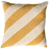 Pop Stripe Cushion with Inner Mustard & 