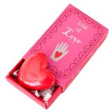 Love Heart Matchbox Memory Pink 5cm 