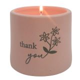 Thank you Candle Pink 7cm 