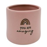 You are Amazing Vessel Pink 7cm 