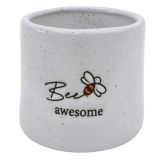 Bee Awesome Vessel White 7cm 