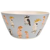 FB Aus Birds Salad Bowl Blue 25cm 