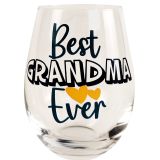 Best Ever Grandma Glass Navy 12cm 