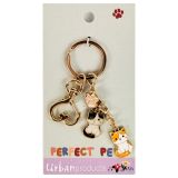 Perfect Pets Cats Keyring Colourful 11cm