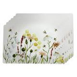 Bee Meadow Placemats and Coasters Yellow