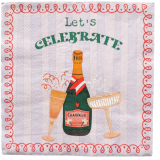 Celebration Napkins Mauve 33x33cm S/20