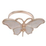 Butterfly Napkin Ring Cream 