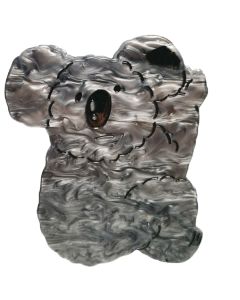 Koala Claw Clip Grey 
