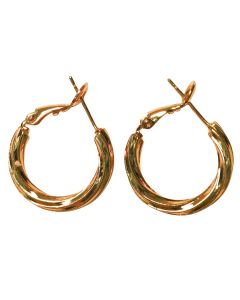 Ally Hoop Earrings Gold 