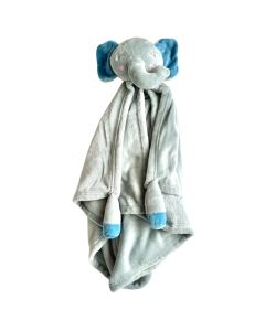 Sale Elephant Blanket Blue 75x100cm 