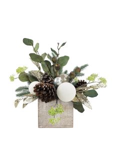 Sale Eucalypt Centre Piece Gold 38cm 