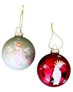 Frankie B Birds Baubles Hanging Decorati