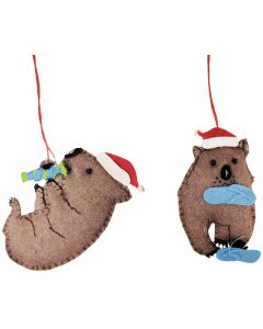 Renee Treml Wombats Hanging Decoration B