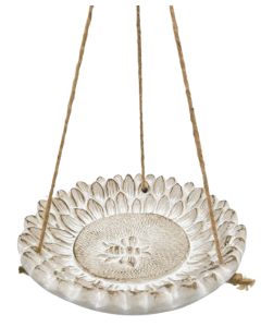 Fable Bee Bird Feeder Bisque 20cm 