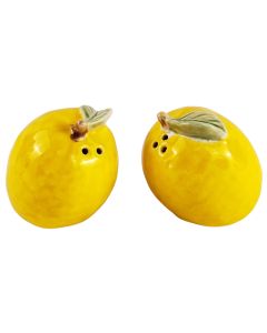 Lemon Salt & Pepper Shaker Yellow 5.5cm 