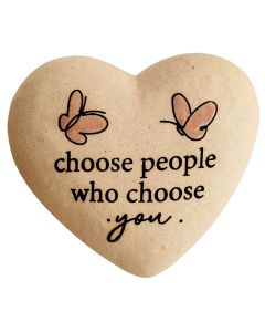 Choose People Who Choose You Boxed Heart