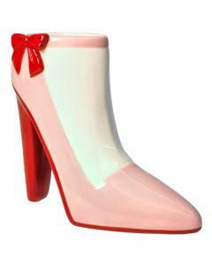 Sale High Heel Vase Pink  Red 15cm 