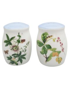 Botanicals Salt & Pepper Shakers Blue 8c