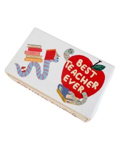 Bookworm Best Teacher Soap White & Red 1