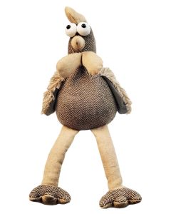 Chicken Door Stopper Grey 26cm 