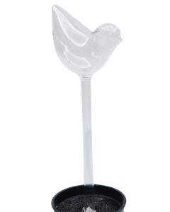 Bird Plant Water Seeper Clear 24cm 