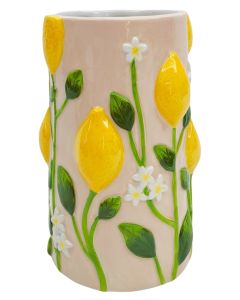 Tuscan Lemon Vase Pink 20cm 