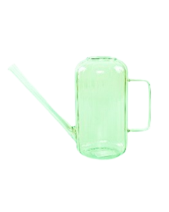 Sale Glass Watering Can Green 18cm 
