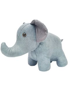 Elephant Door Stopper Blue & Grey 39cm 