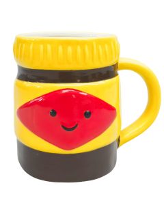 OZ Icon Mug Black & Yellow 9cm 