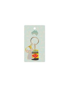 Oz Icons Keyring Yellow 12cm 