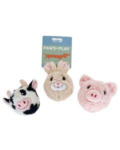 Sale Squeaker Animal Ball Dog Toy Beige,