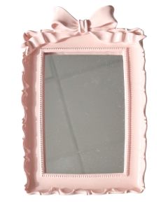 Lotti Bow Mirror Pink 4x6 