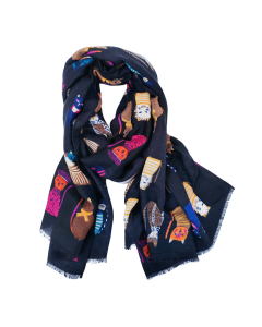 Cappy Cat Scarf Midnight 