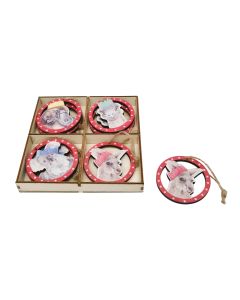 Popcorn Blue Animals Gift Box Red & Grey