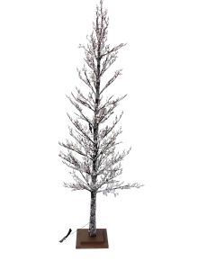 Woodsy Crystal Christmas Tree Natural 18