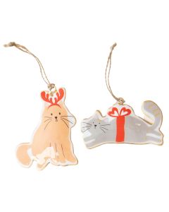 Perfect Pets Cat Hanging Decoration Grey