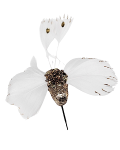 Flying Hummingbirds Clip Decoration Whit