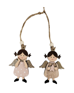 Cute Angels Hanging Decoration Pink and 