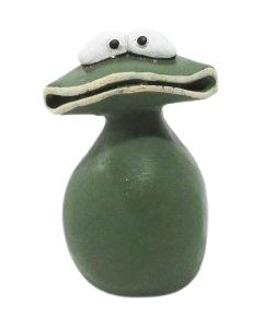Frog Ornament Green Sm 11.5cm 